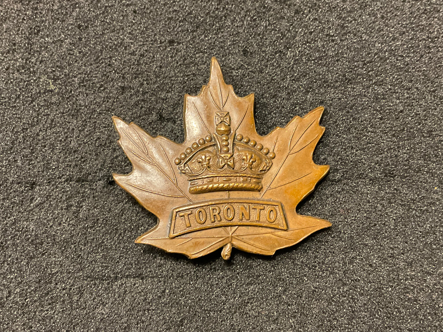 WW1 Canadian Toronto Home Guard cap badge