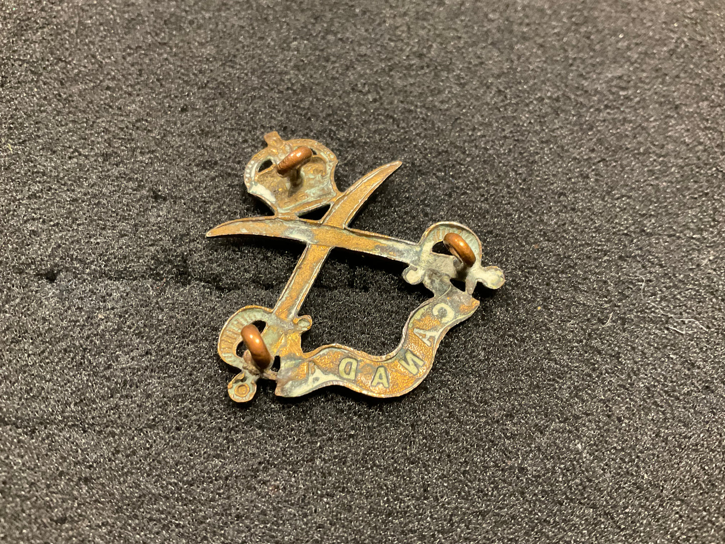 WW1 Canadian Army Gymnastic Staff Physical Instructors collar badge