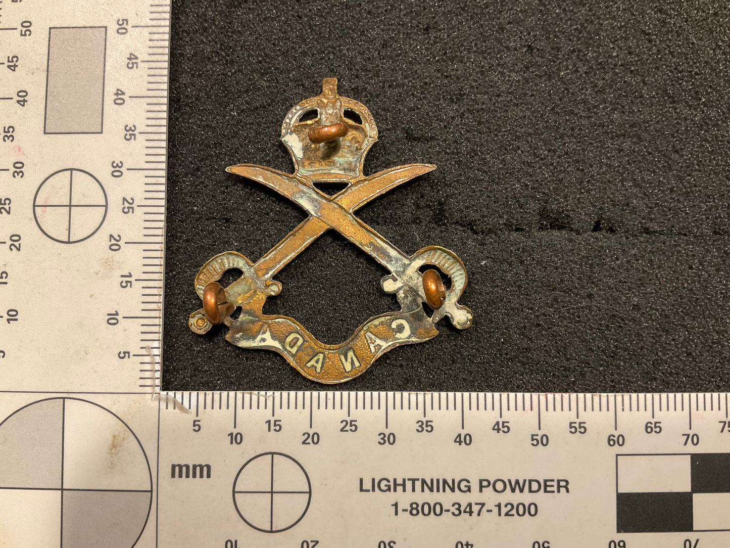 WW1 Canadian Army Gymnastic Staff Physical Instructors collar badge