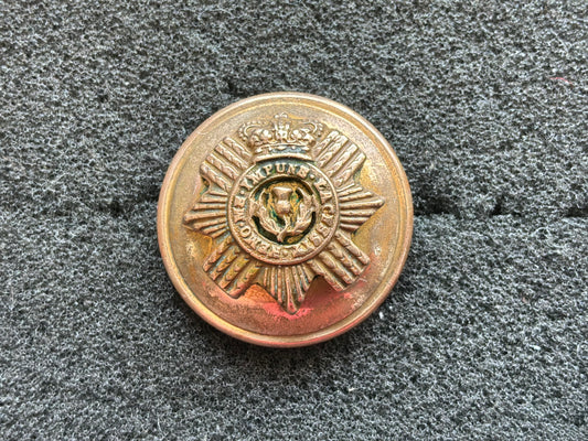 Post 1855 QVC Scots Guards Officers 2 part button.