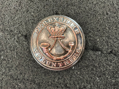 QVC The Derbyshire Rifle Volunteers Officers button