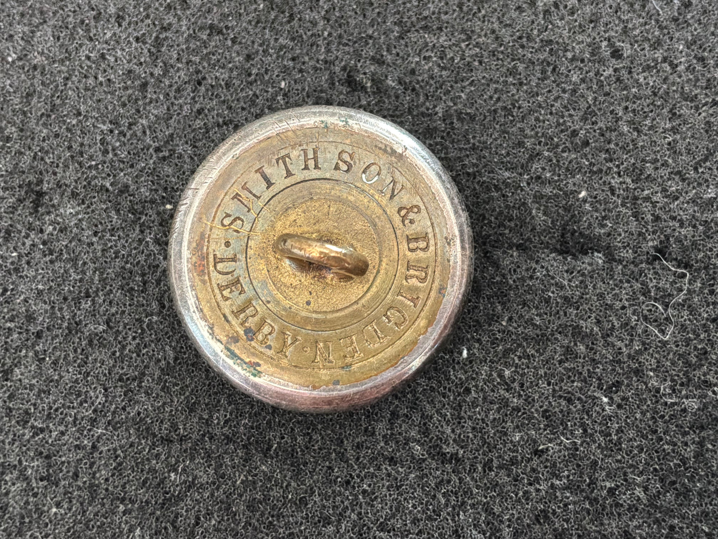 QVC The Derbyshire Rifle Volunteers Officers button