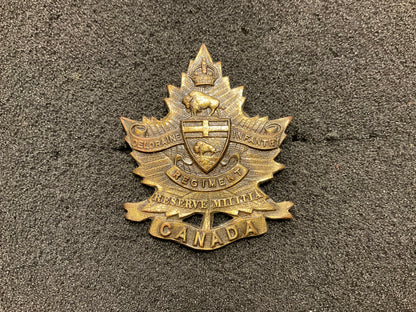 WW1 C.E.F Deloraine Reserve Infantry cap badge (very rare)