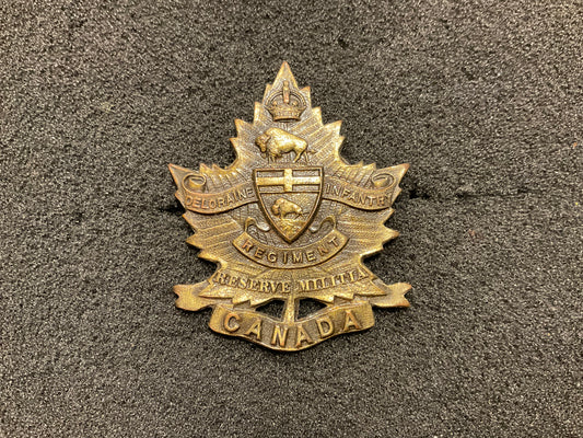 WW1 C.E.F Deloraine Reserve Infantry cap badge (very rare)