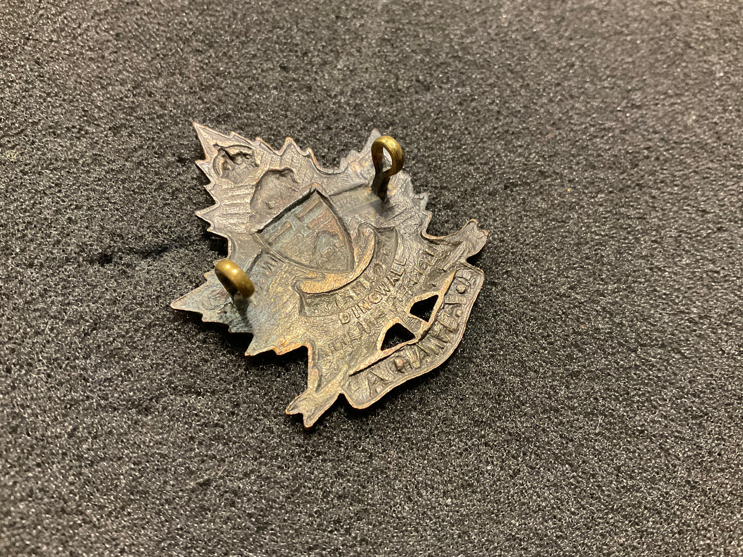 WW1 C.E.F Deloraine Reserve Infantry cap badge (very rare)