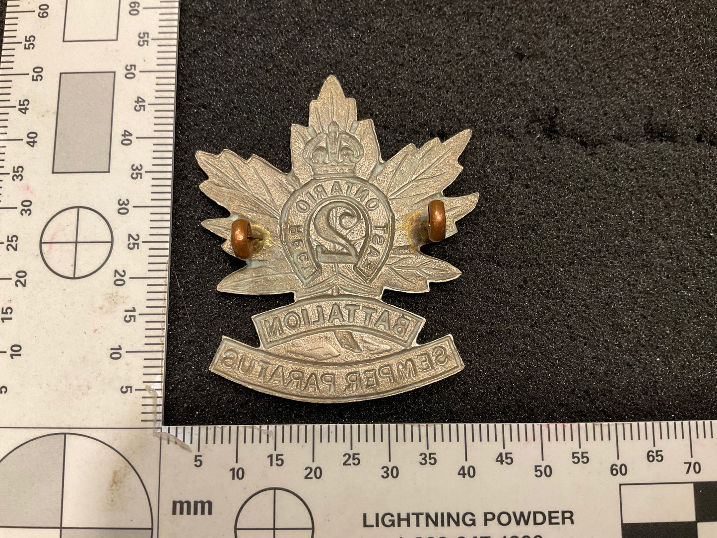 WW1 C.E.F 2nd Battalion (Eastern Ontario) cap badge.