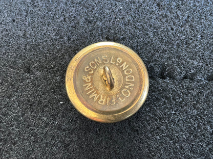 QVC The Buffs (East Kent Regiment) officers gilt button by Firmin.