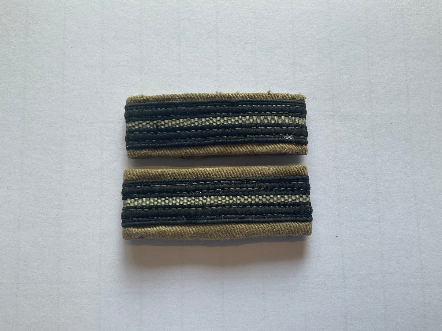WW2 R.A.F Middle East issue Pilot Officers rank slides.