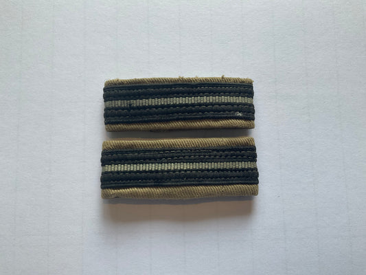 WW2 R.A.F Middle East issue Pilot Officers rank slides.