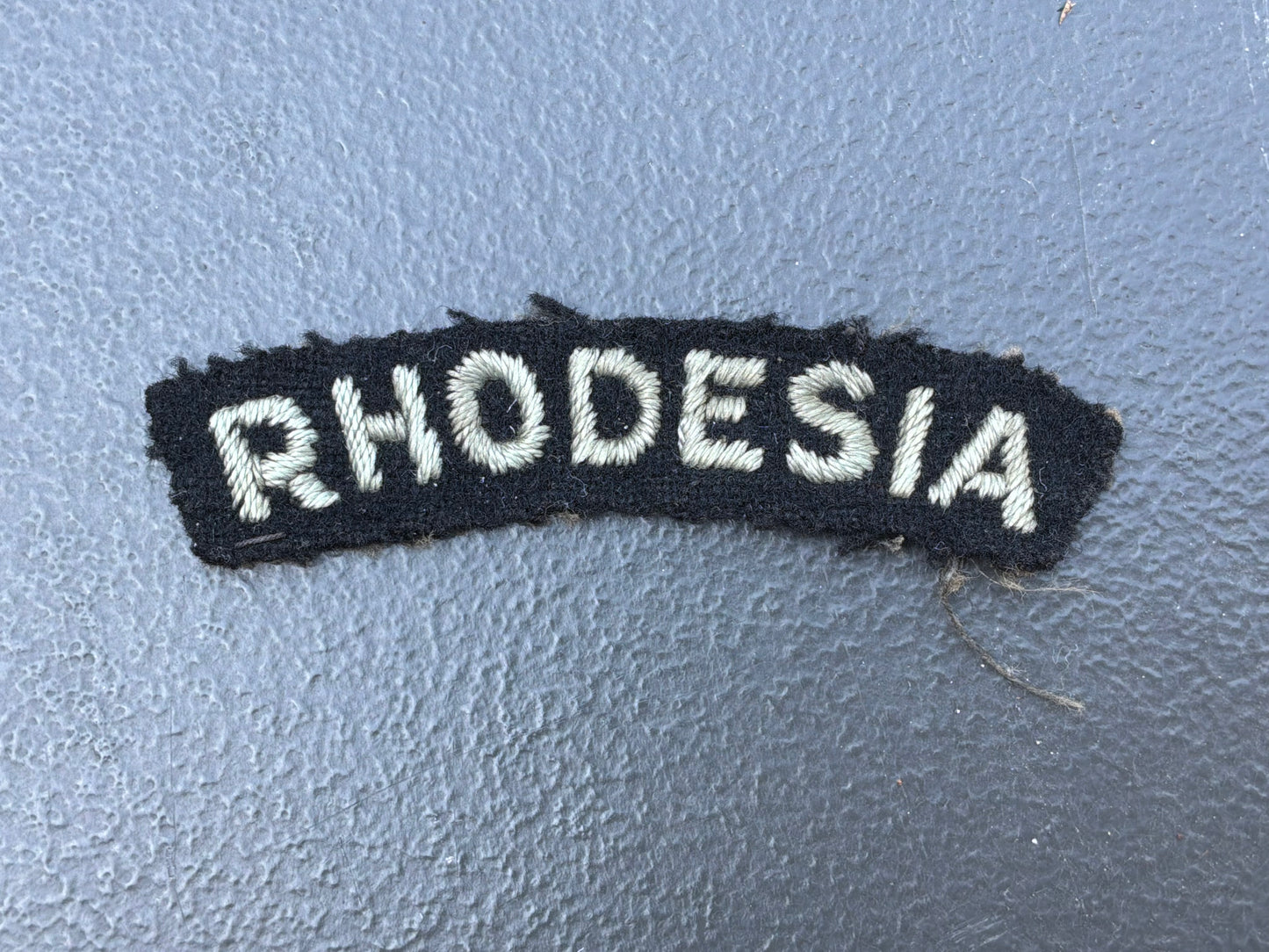 WW2 RAF RHODESIA Nationality cloth shoulder title.