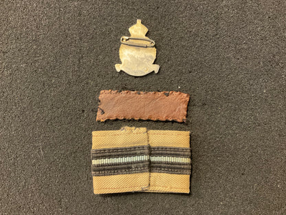 WW2 84 Squadron R.A.F theatre made lapel badge, possibly named