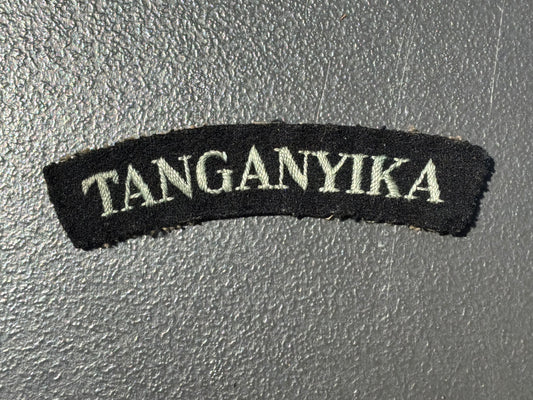 WW2 RAF Volunteers from Tanganyika shoulder title.