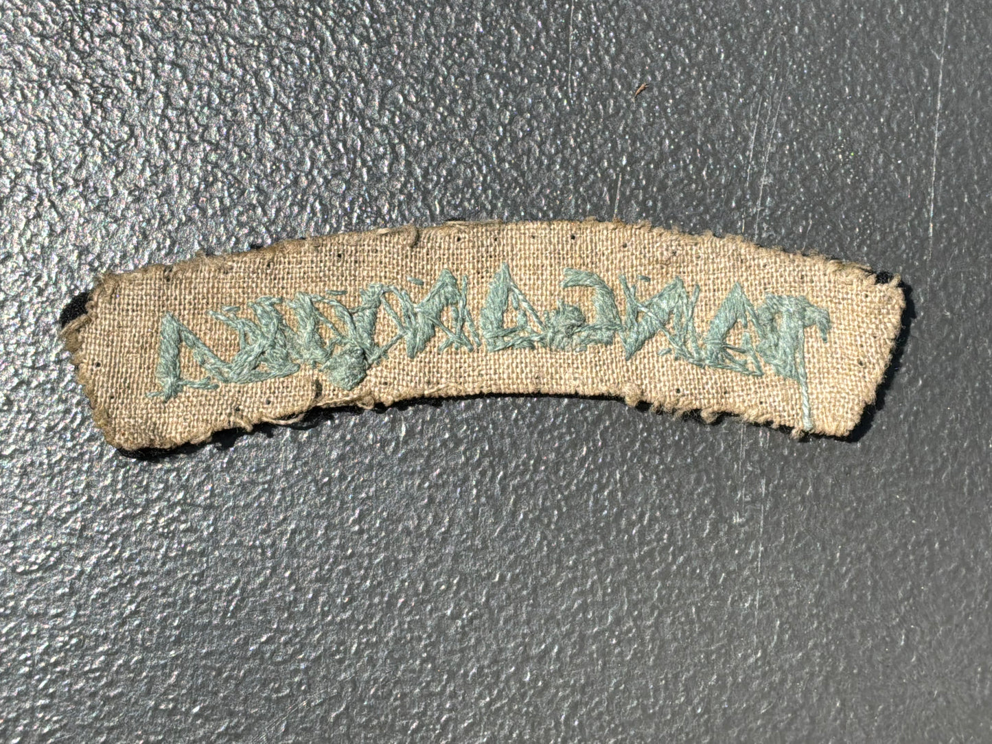 WW2 RAF Volunteers from Tanganyika shoulder title.
