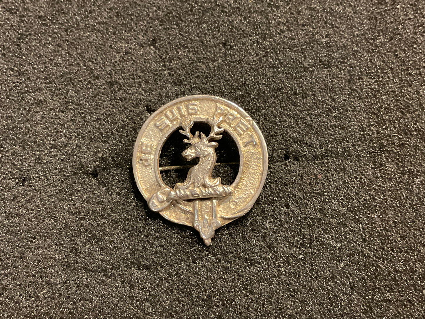 Lovat Scouts silver sweetheart badge – Hallmarked Edinburgh 1928