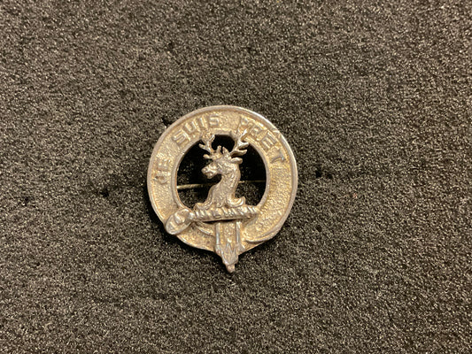 Lovat Scouts silver sweetheart badge – Hallmarked Edinburgh 1928