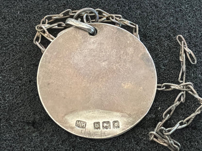 Silver I.D Disc Lieutenant Chester Winterbon KILLBY R.F.A K.I.A France 1918.