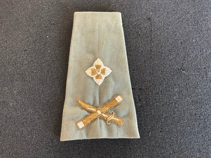 WW2 Major Generals Indian, Africa,Middle Eastern made rank slide.