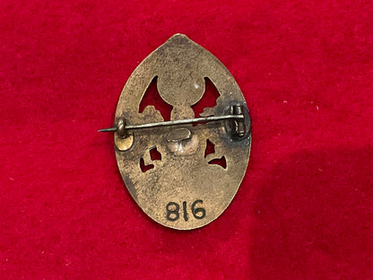 1915 Manchester Volunteer Reserve lapel badge.