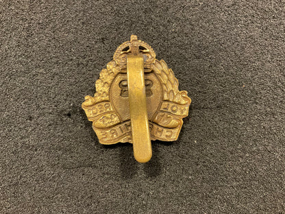 cheshire volunteer regiment brass cap badge.