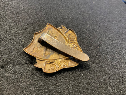 WW1 Sussex V.T.C Brass cap badge.