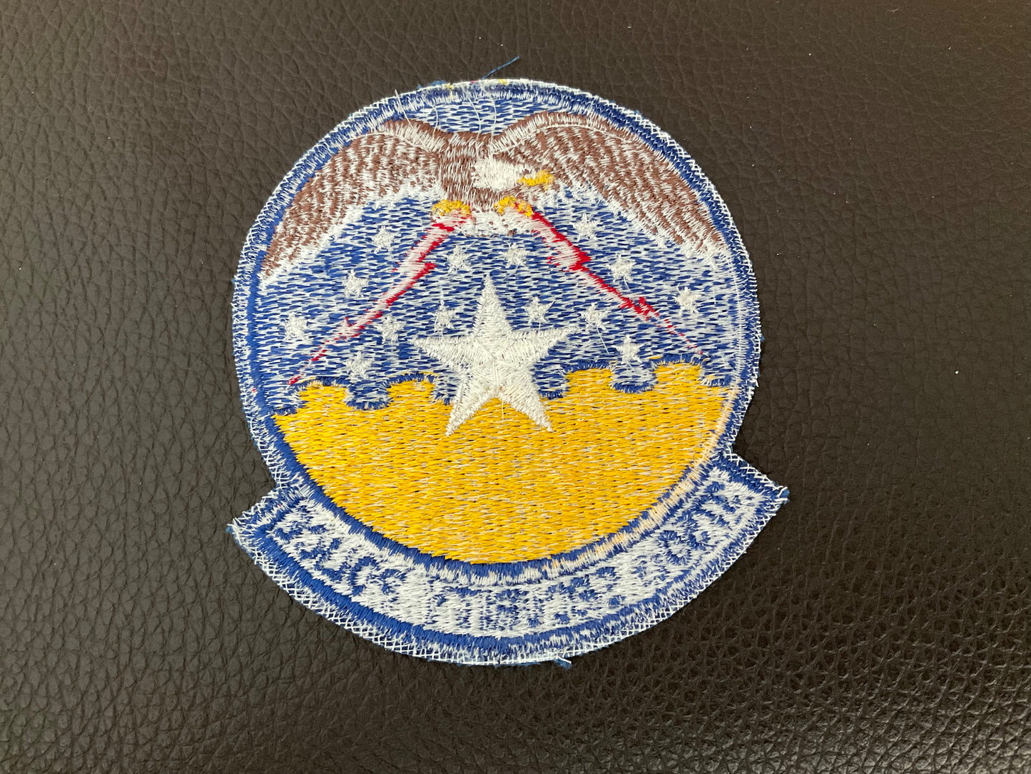 Cold War era 3750th Security Police sleeve patch.