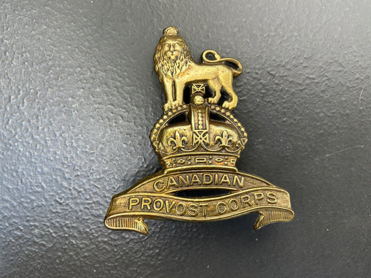 WW2 Canadian provost Corps cap badge by BIRKS.