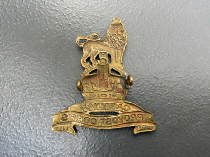 WW2 Canadian provost Corps cap badge by BIRKS.