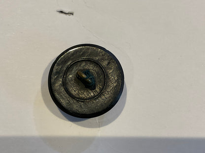 WW2 Chaplains large 25mm black plastic button.