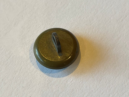 Rare WW2 Polish Forces green Bakelite economy 18mm button