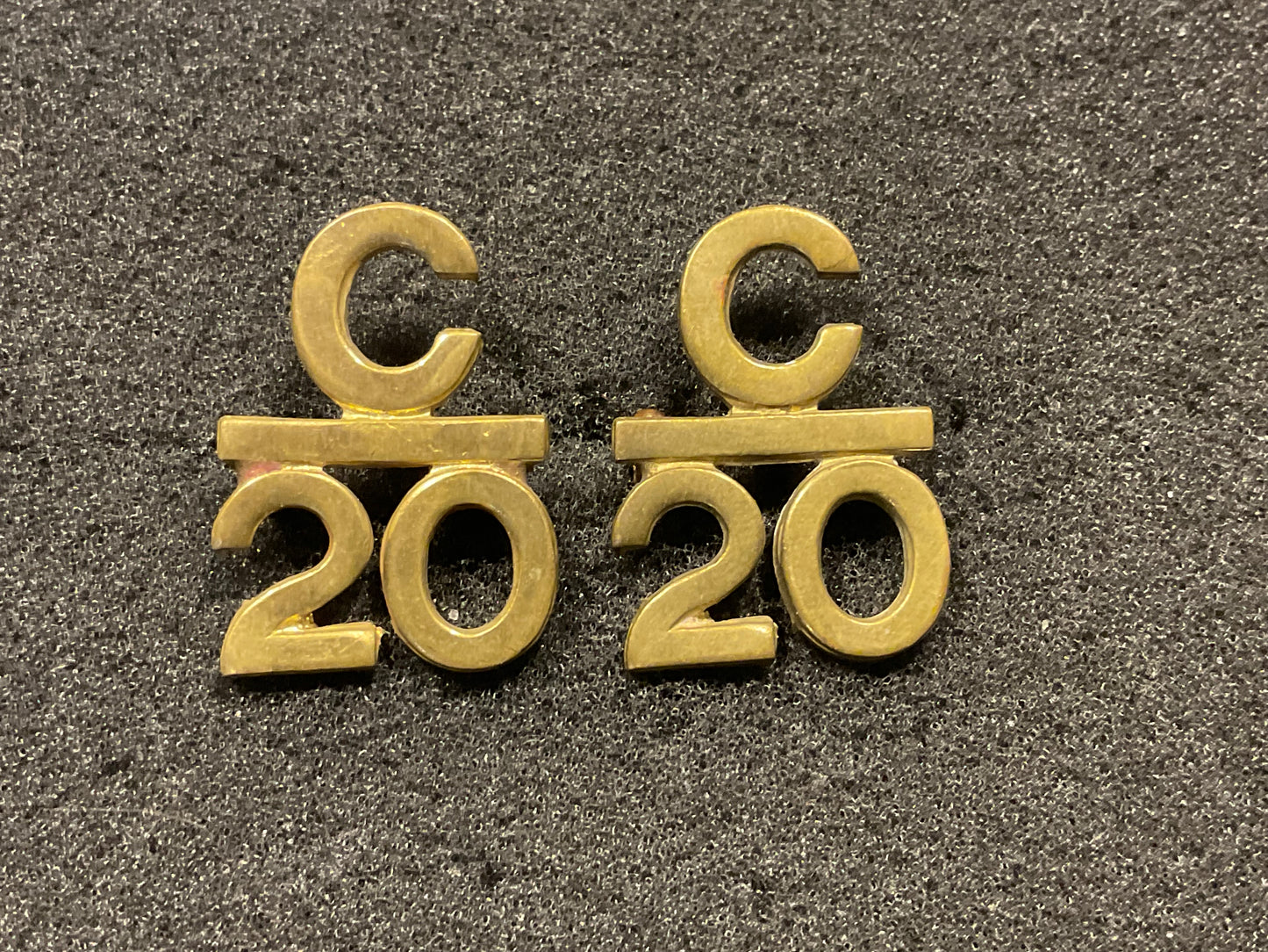 WW1 CEF 20th Infantry Battalion “1st Central Ontario Regt” C/20 collars by TIPTAFT.