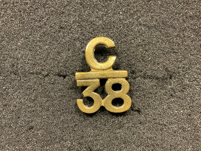 WW1 CEF 38th Infantry Batt “Royal Ottawa Battalion” C/38 collar by TIPTAFT.