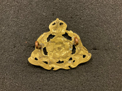 The Derbyshire Yeomanry brass cap badge