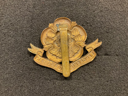 Lancashire Hussars Imperial Yeomanry cap badge 1903-08 slider version.