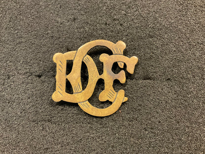 S.A Boer War Colonial Defence Force slouch hat badge