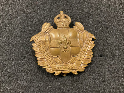 The Lincolnshire Yeomanry cap badge circa 1908-20