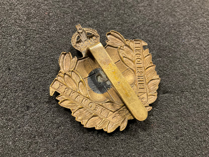 The Lincolnshire Yeomanry cap badge circa 1908-20