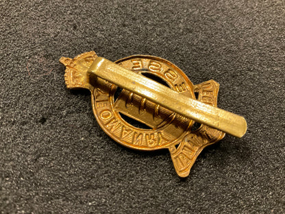 Essex Yeomanry brass cap badge circa 1918-54