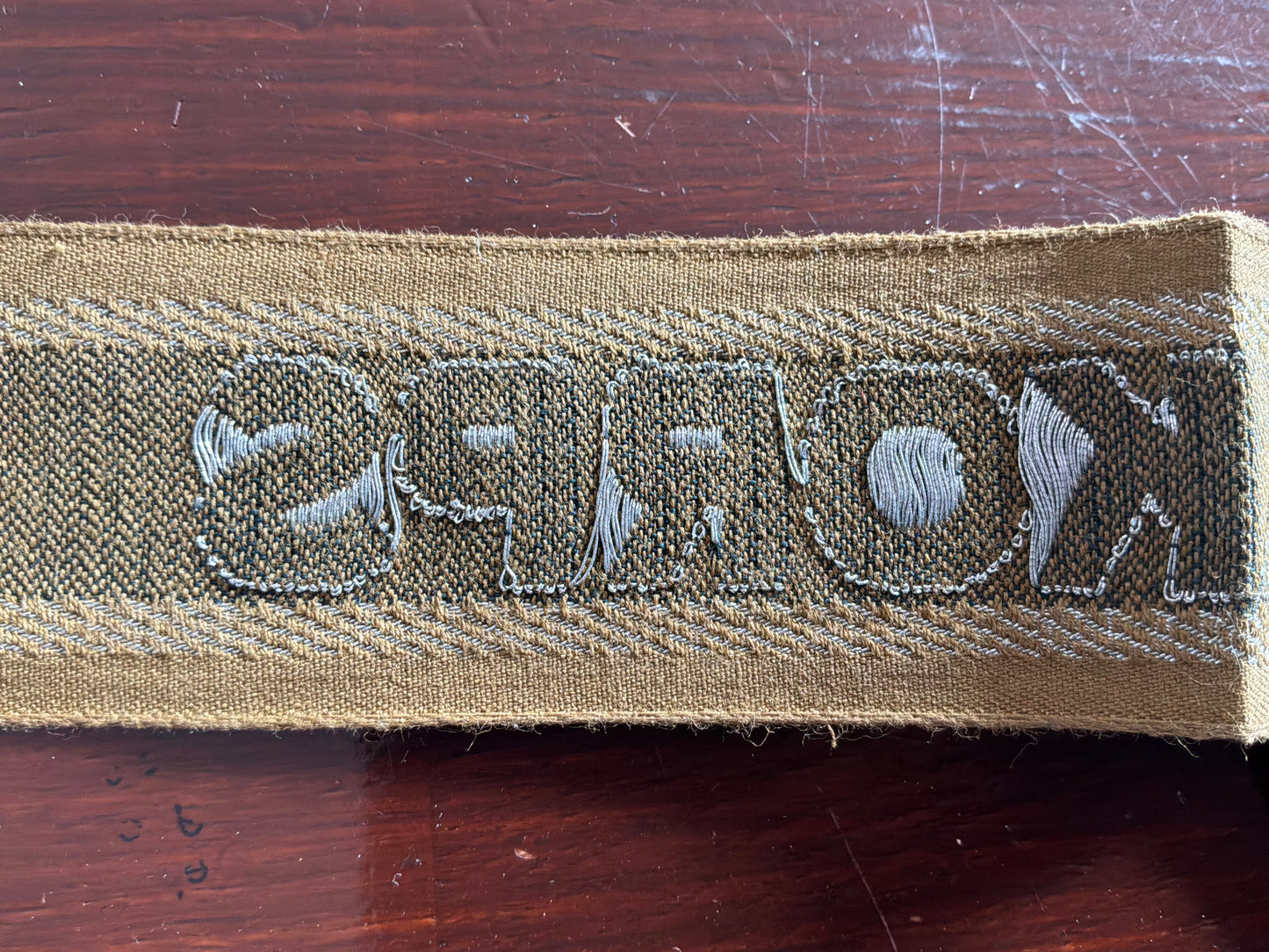 Original WW2 GERMAN AFRIKA KORPS CUFF TITLE.
