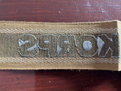 Original WW2 GERMAN AFRIKA KORPS CUFF TITLE.