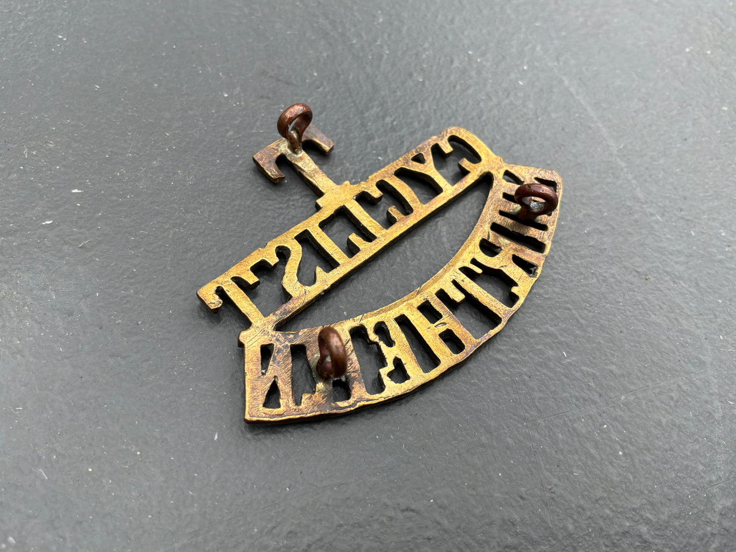 T / CYCLIST / NORTHERN WW1 shoulder title c. 1910-20