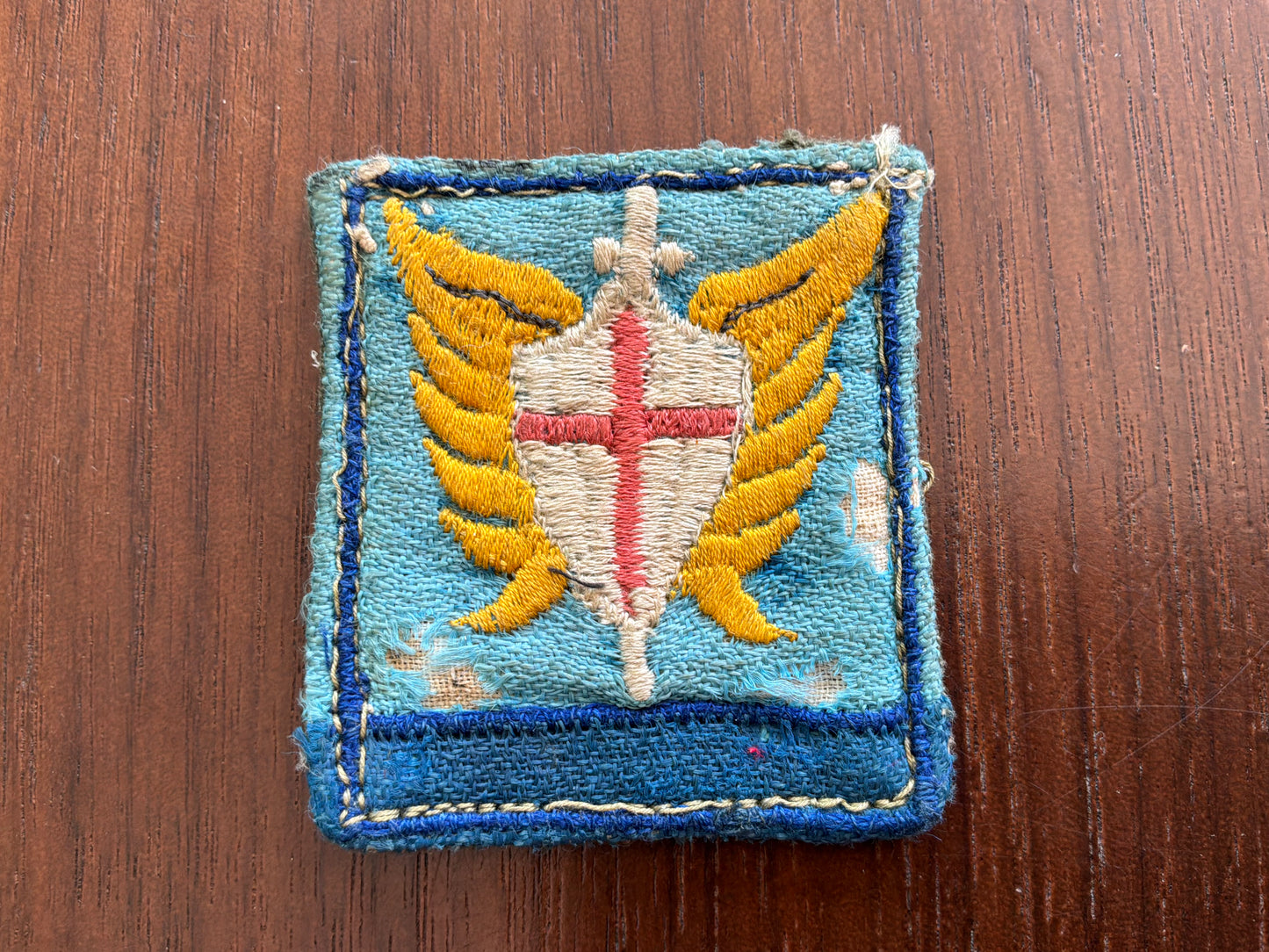 WW2 Silk Allied Land Forces South East Asia (ALFSEA) formation sign.
