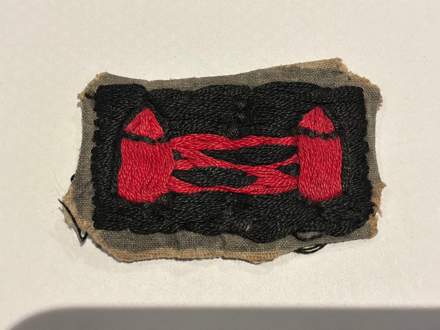 Northern Ireland District , hand woven silk tread formation sign