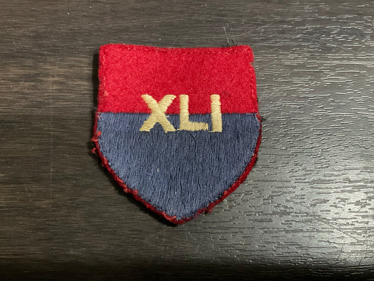 41st Army Group Royal Artillery (A.G.R.A) wool embroidered formation sign.