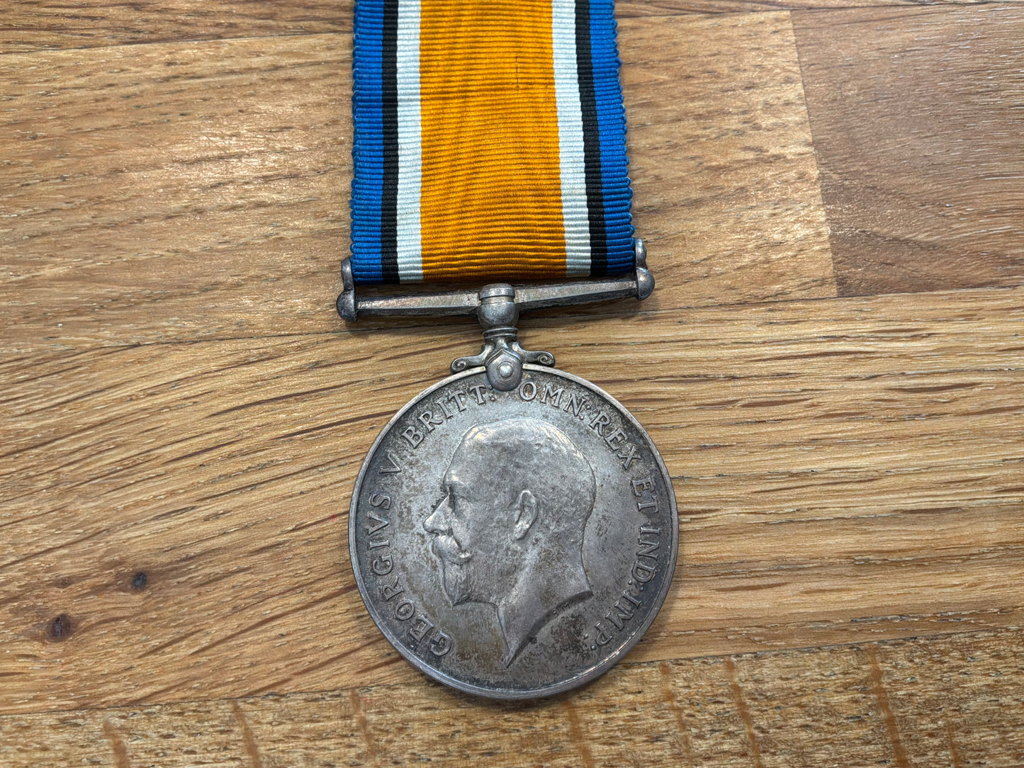 War medal; GS-41 CPL.W.F.EDWARDS R.W.KENT.R who D.O.W 29/1/16