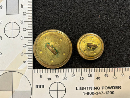 Control Commission Germany gilded brass buttons