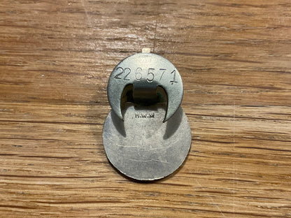 WW2 A.T.S button hole lapel badge.