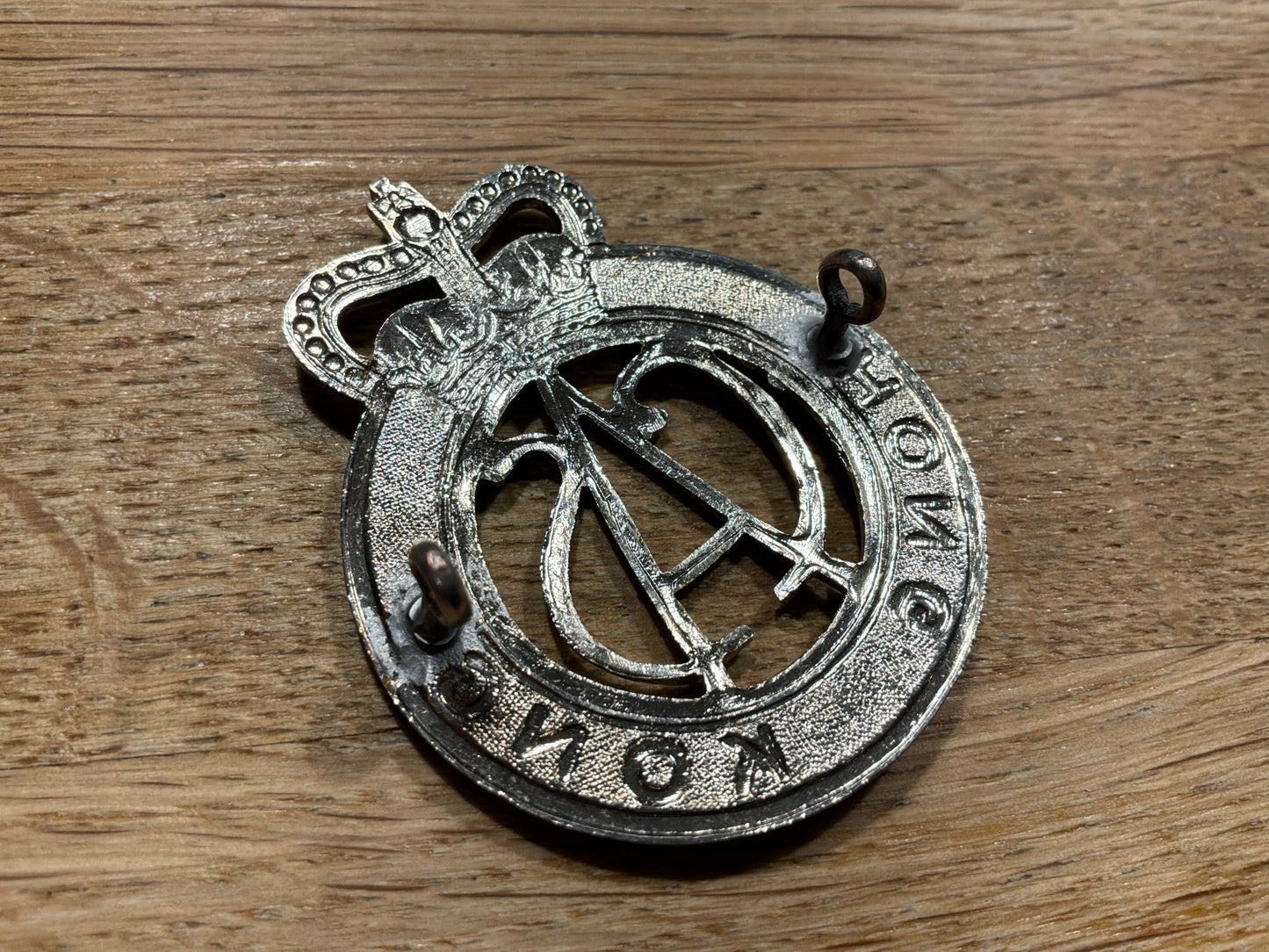 Hong Kong Civil Aid Service (CAS) Cap Badge, Colonial era