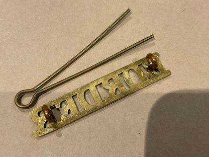WW1 2nd Battalion, The Border Regiment, officers shoulder title.
