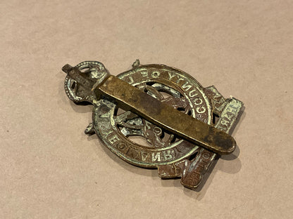 WWII 3rd/4th County of London Yeomanry (Sharpshooters) Cap Badge