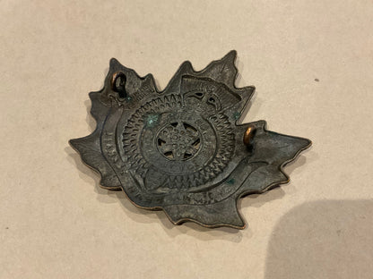 Cape Breton Highlanders, glengarry badge, 1949 issue by Scully.